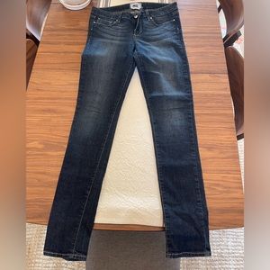 Paige peg skinny jeans size 29